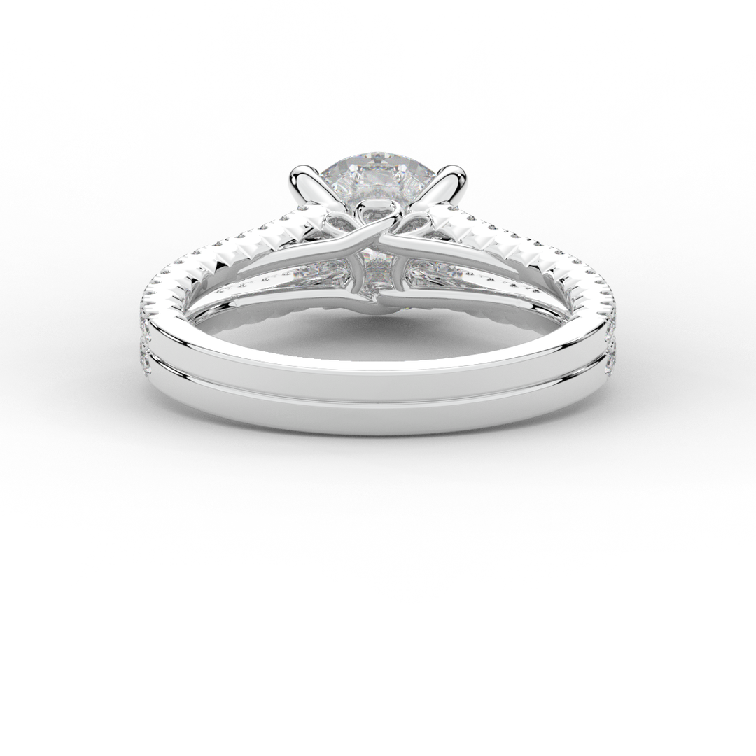 1.90CT.TW ROUND LAB DIAMOND SOLITAIRE ENGAGEMENT RING