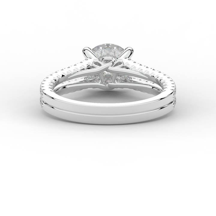 1.90CT.TW ROUND LAB DIAMOND SOLITAIRE ENGAGEMENT RING