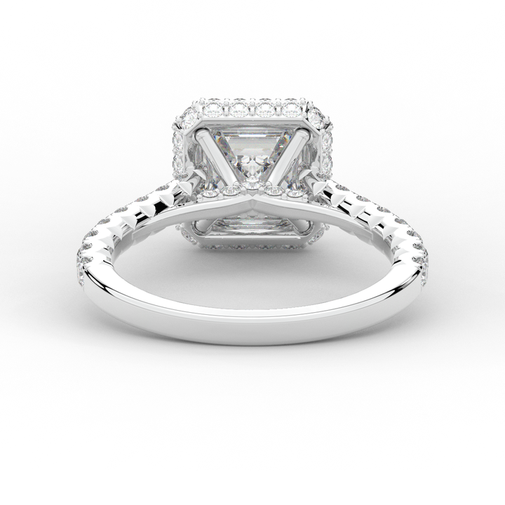 2.75CT.TW ASSCHER LAB DIAMOND HALO ENGAGEMENT RING