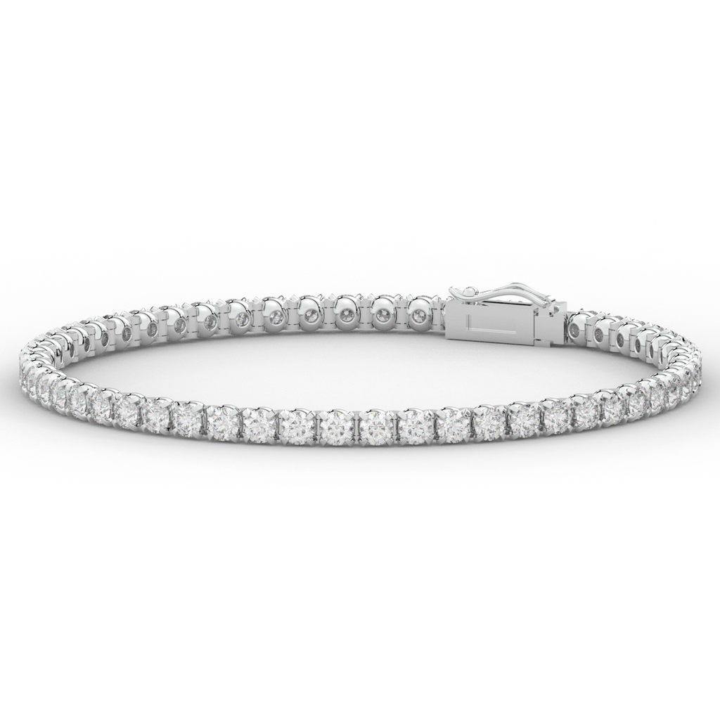 5.30CT.TW ROUND LAB DIAMOND TENNIS BRACELET - Nazarelle