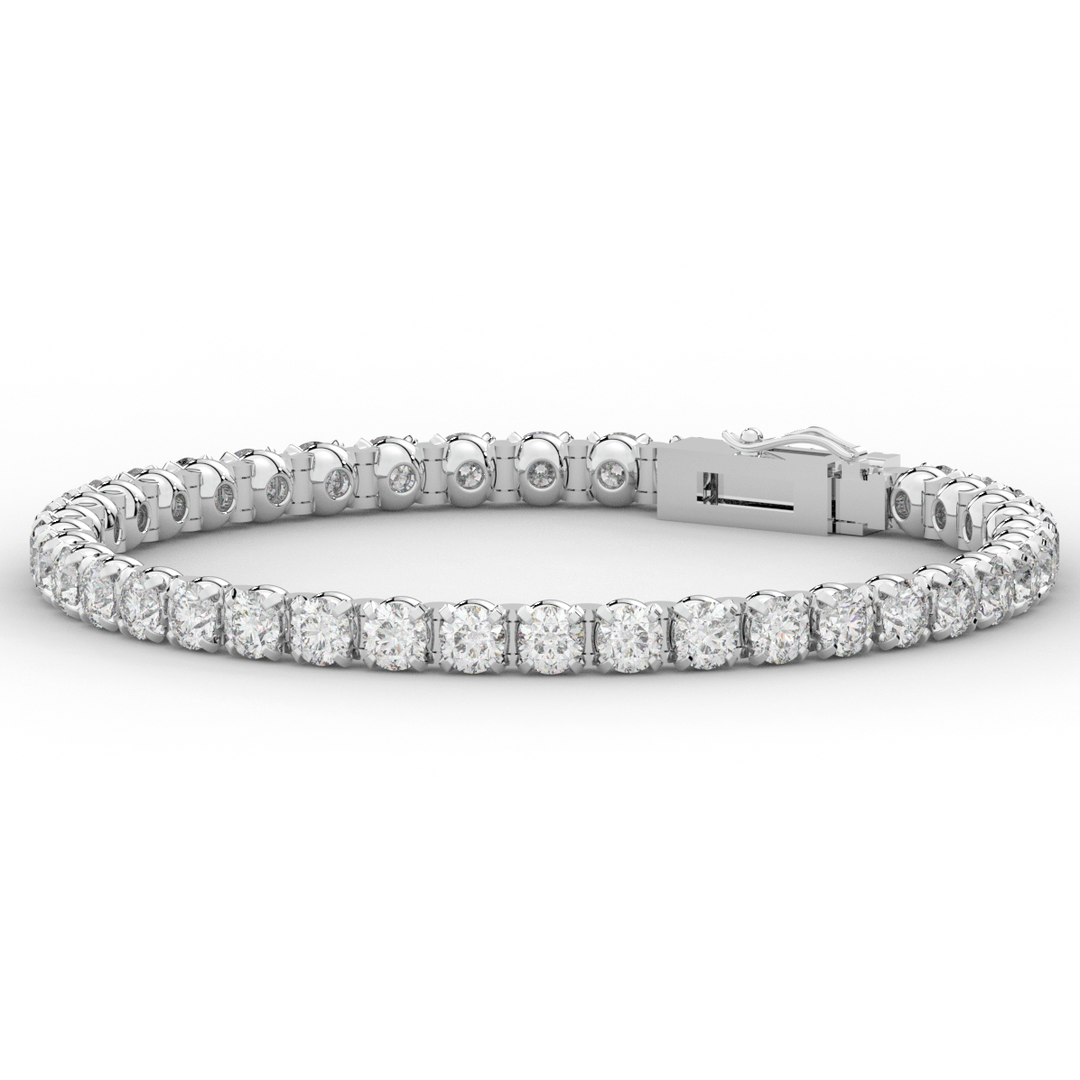 10.50CT.TW ROUND LAB DIAMOND TENNIS BRACELET - Nazarelle