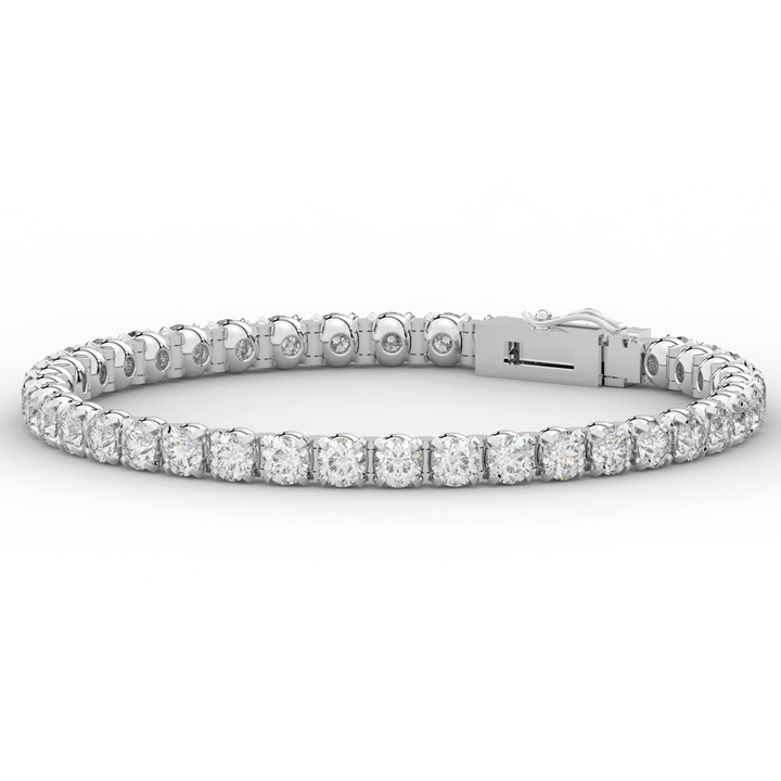 10.50CT.TW ROUND LAB DIAMOND TENNIS BRACELET - Nazarelle