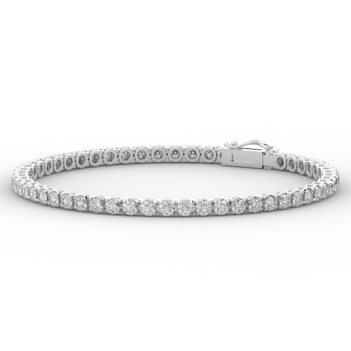 5.75CT.TW ROUND LAB DIAMOND TENNIS BRACELET - Nazarelle