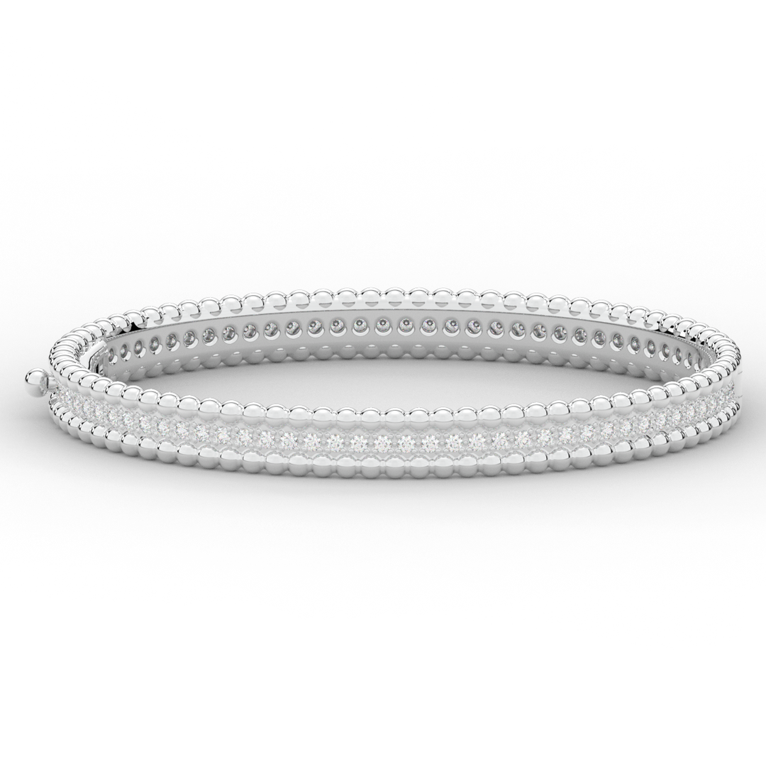 1.20CT.TW ROUND LAB DIAMOND ETERNITY BANGLE