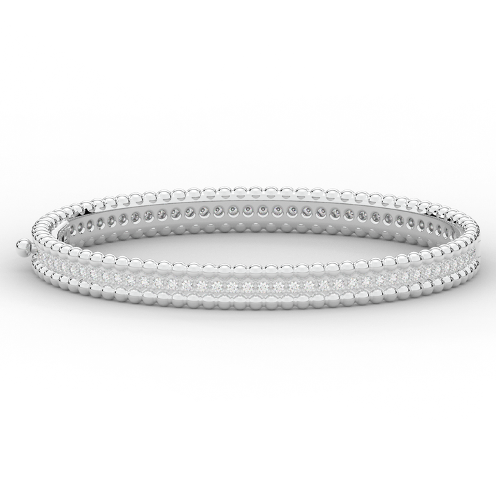 1.20CT.TW ROUND LAB DIAMOND ETERNITY BANGLE