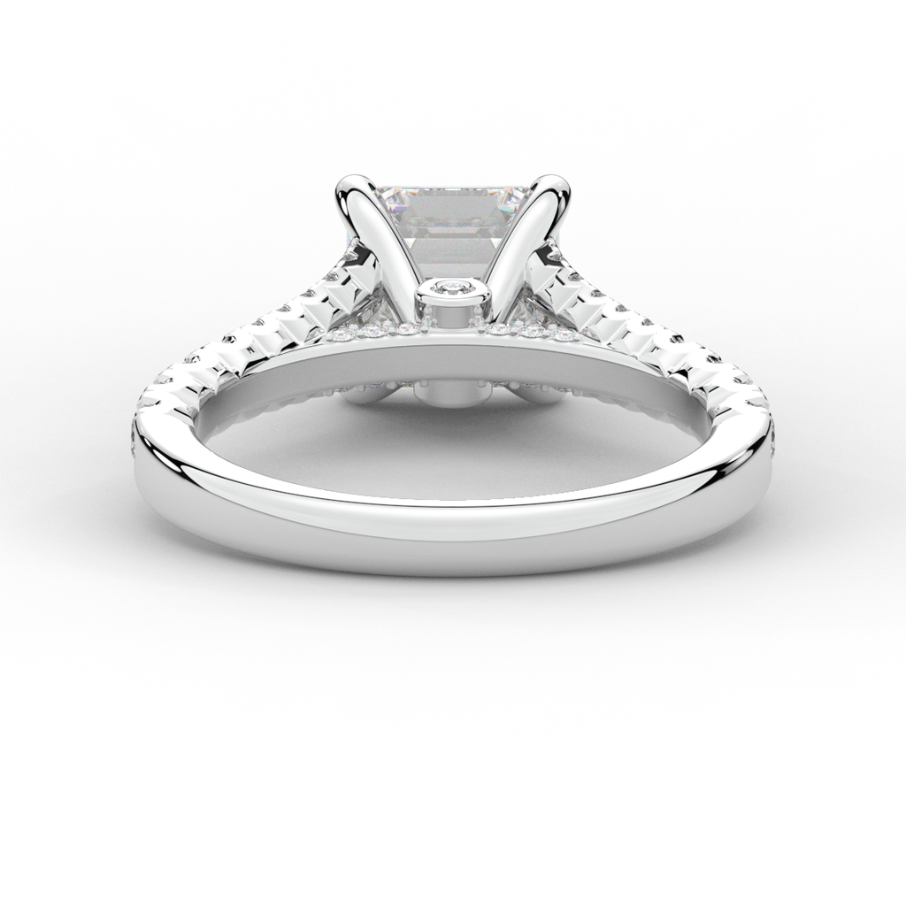 2.45CT.TW ASSCHER LAB DIAMOND ENGAGEMENT RING