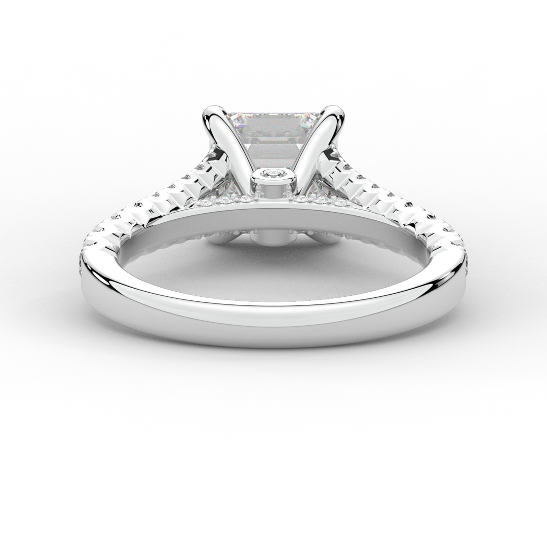 2.45CT.TW ASSCHER LAB DIAMOND ENGAGEMENT RING