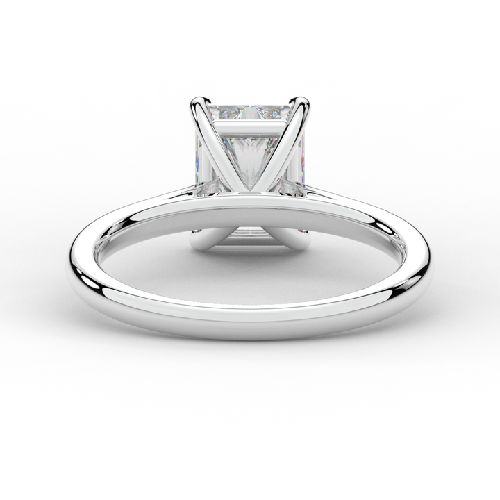 2.00CT RADIANT LAB DIAMOND SOLITAIRE ENGAGEMENT RING