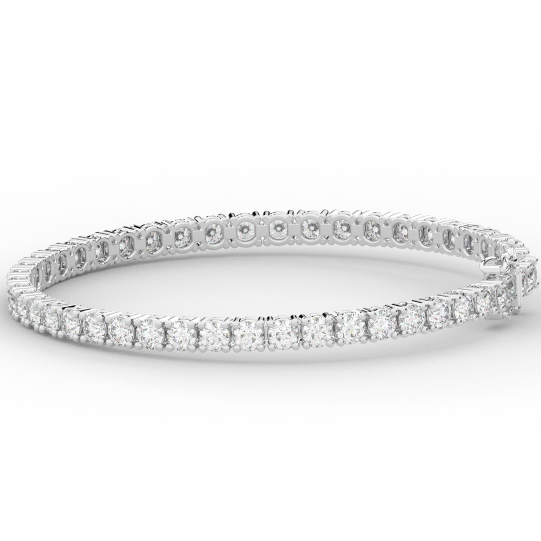 7.00CT.TW ROUND LAB DIAMOND TENNIS BRACELET