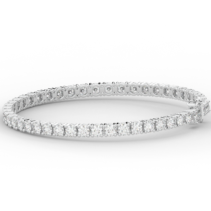 7.00CT.TW ROUND LAB DIAMOND TENNIS BRACELET