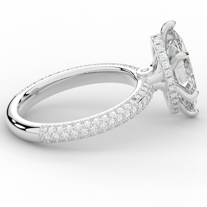 2.60CT.TW MARQUISE LAB DIAMOND ENGAGEMENT RING