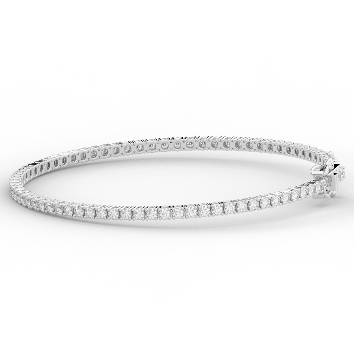 3.00CT.TW ROUND LAB DIAMOND TENNIS BRACELET