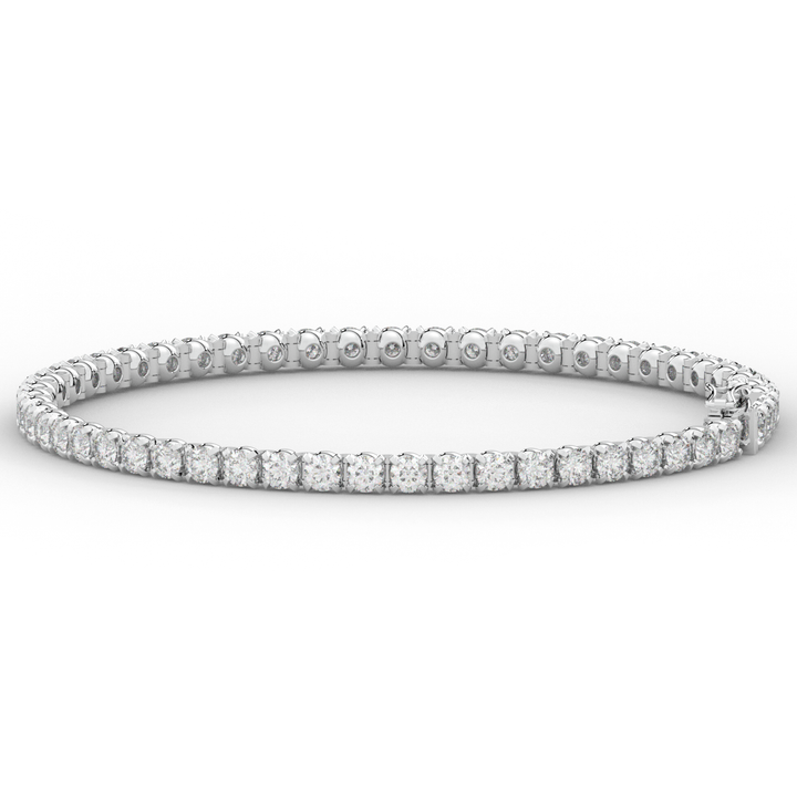 5.30CT.TW ROUND LAB DIAMOND TENNIS BRACELET - Nazarelle