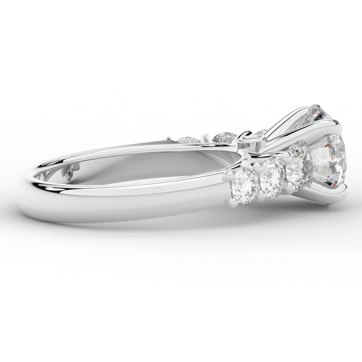 3.00CT.TW ROUND LAB DIAMOND  ENGAGEMENT RING