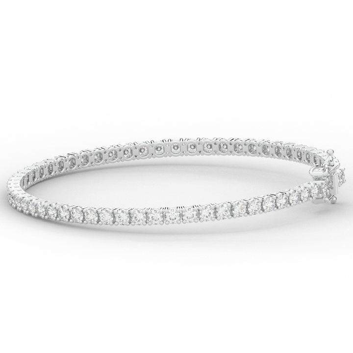 5.00CT.TW ROUND LAB DIAMOND TENNIS BRACELET