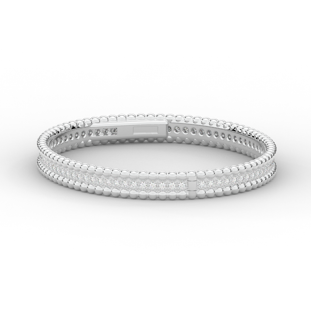 1.20CT.TW ROUND LAB DIAMOND ETERNITY BANGLE