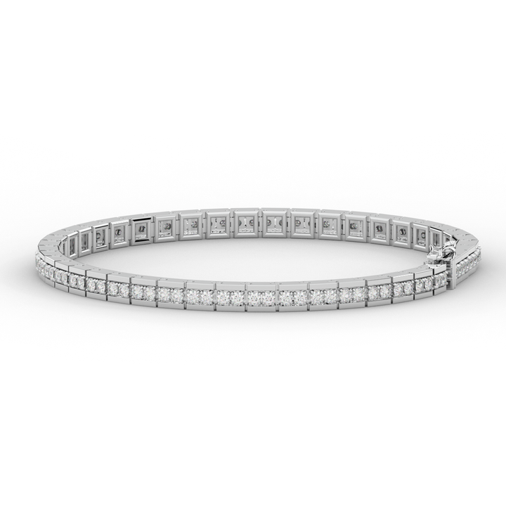 1.90CT.TW ROUND LAB DIAMOND TENNIS BRACELET - Nazarelle