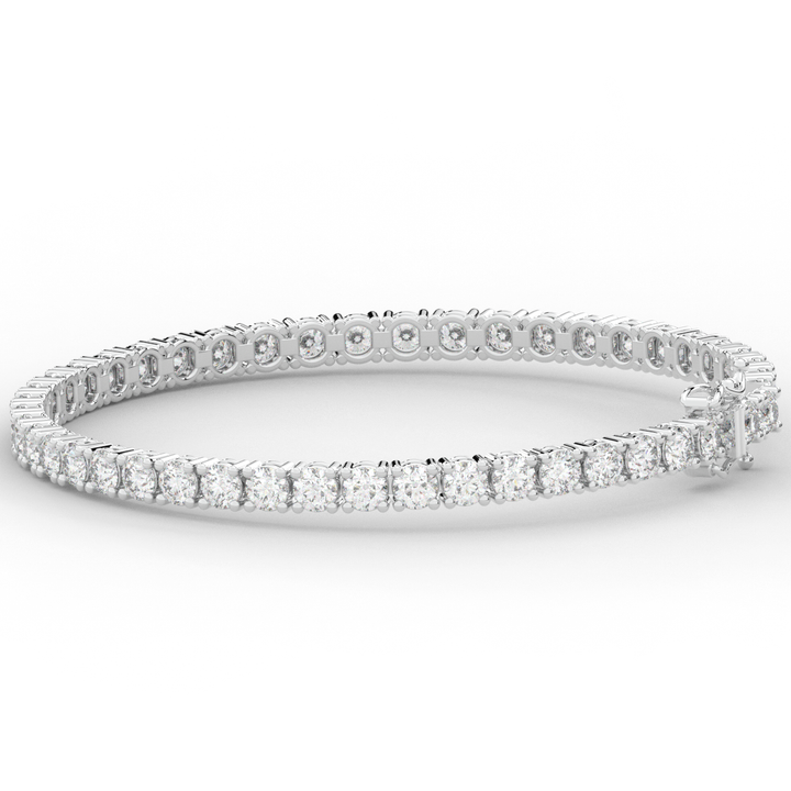 7.00CT.TW ROUND LAB DIAMOND TENNIS BRACELET