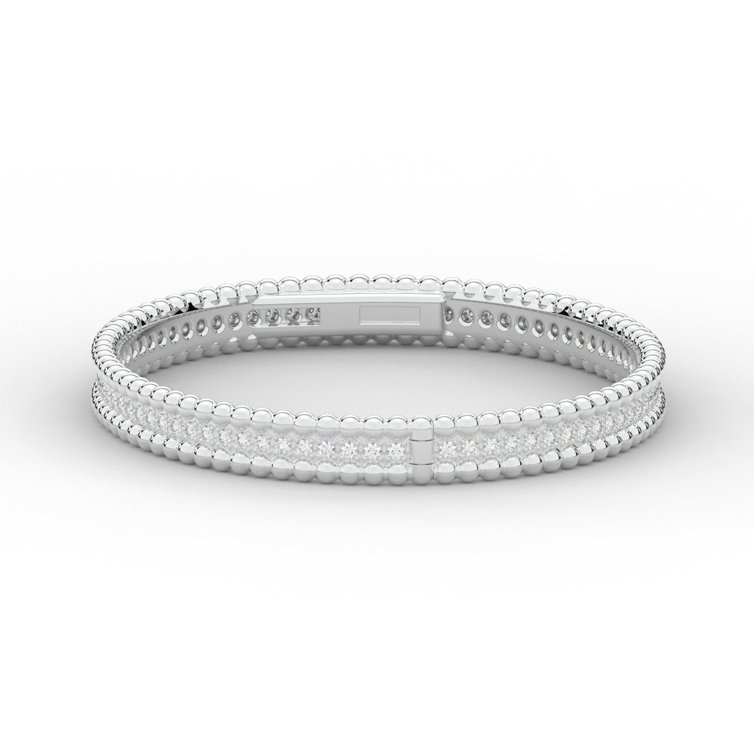 1.20CT.TW ROUND LAB DIAMOND ETERNITY BANGLE