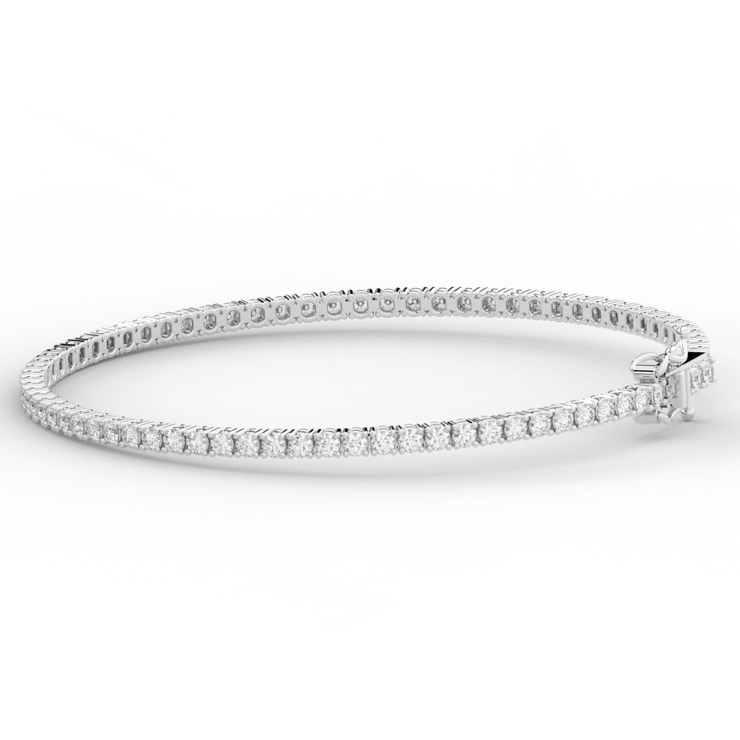 3.00CT.TW ROUND LAB DIAMOND TENNIS BRACELET