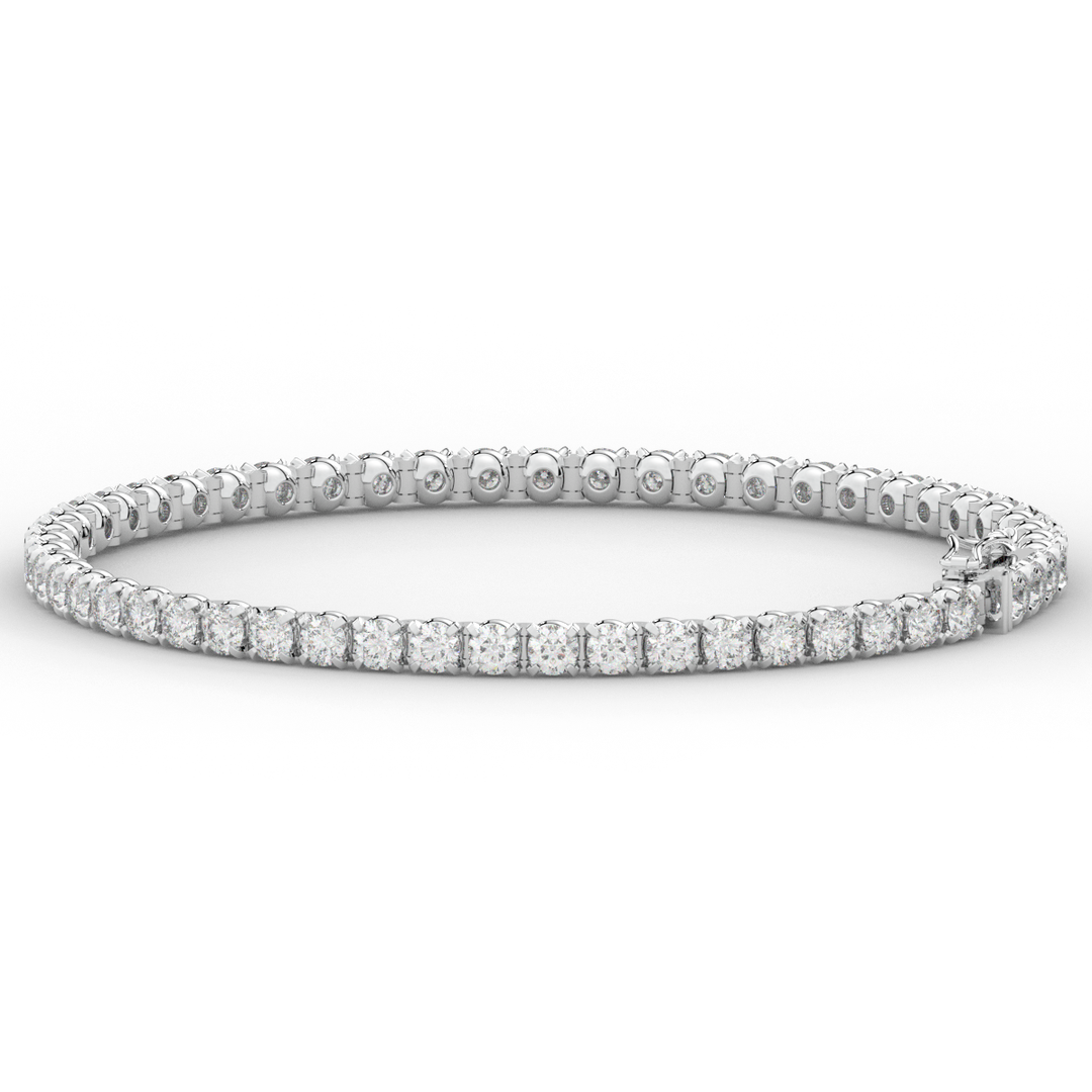 5.30CT.TW ROUND LAB DIAMOND TENNIS BRACELET - Nazarelle