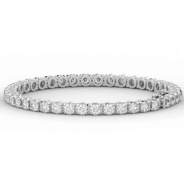 10.50CT.TW ROUND LAB DIAMOND TENNIS BRACELET - Nazarelle