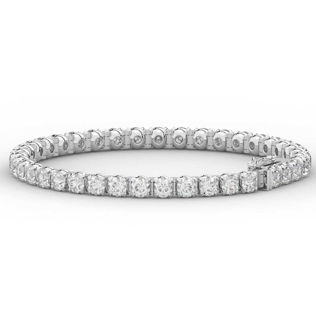 10.50CT.TW ROUND LAB DIAMOND TENNIS BRACELET - Nazarelle