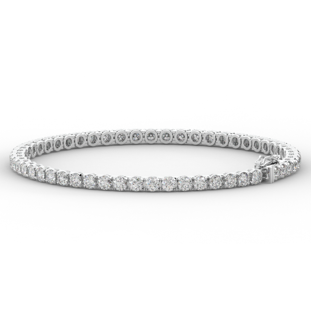 5.75CT.TW ROUND LAB DIAMOND TENNIS BRACELET - Nazarelle