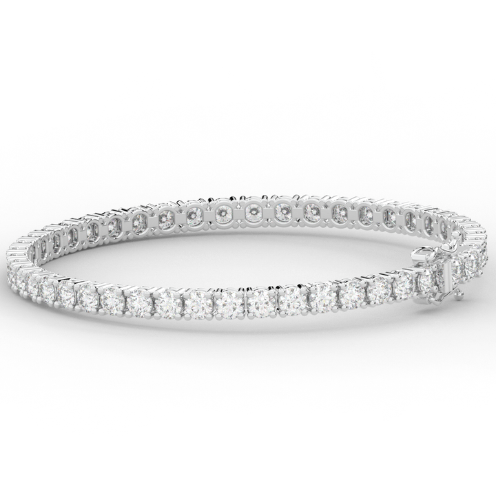 7.00CT.TW ROUND LAB DIAMOND TENNIS BRACELET