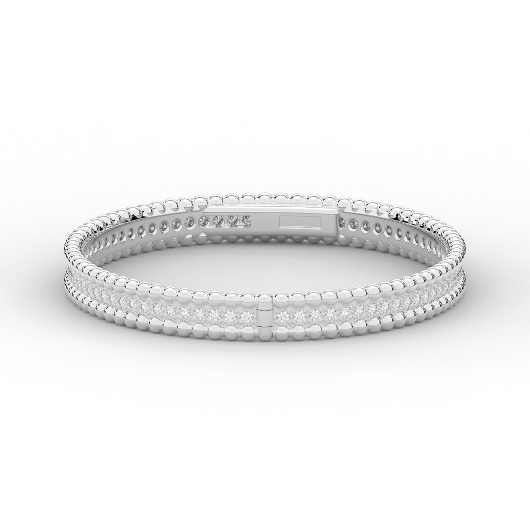 1.20CT.TW ROUND LAB DIAMOND ETERNITY BANGLE