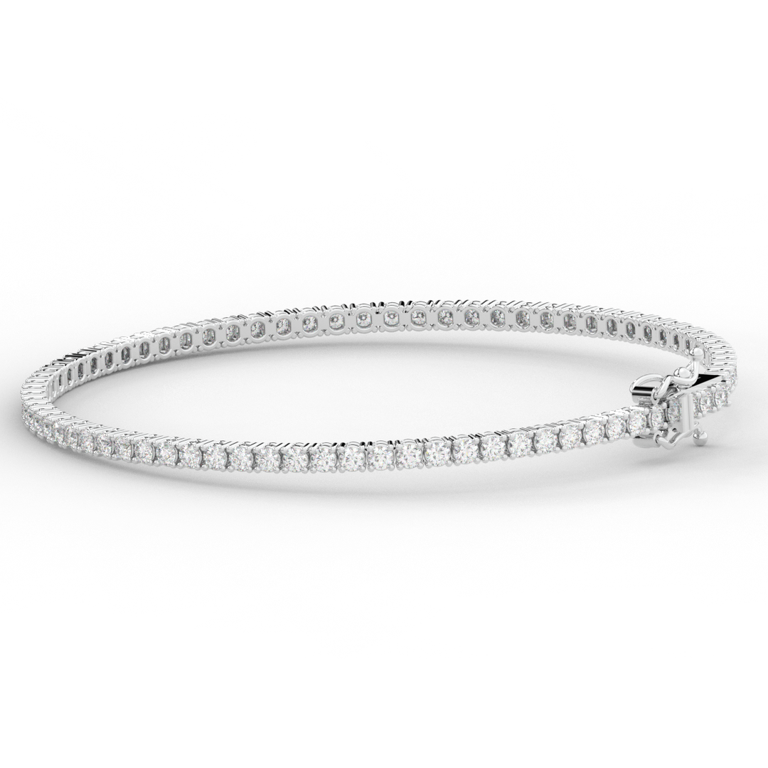 3.00CT.TW ROUND LAB DIAMOND TENNIS BRACELET