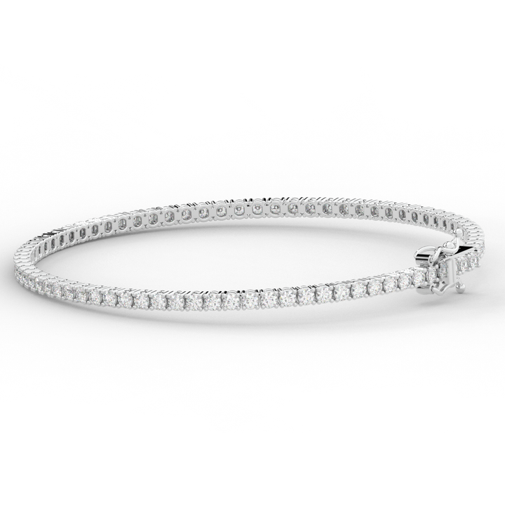 3.00CT.TW ROUND LAB DIAMOND TENNIS BRACELET