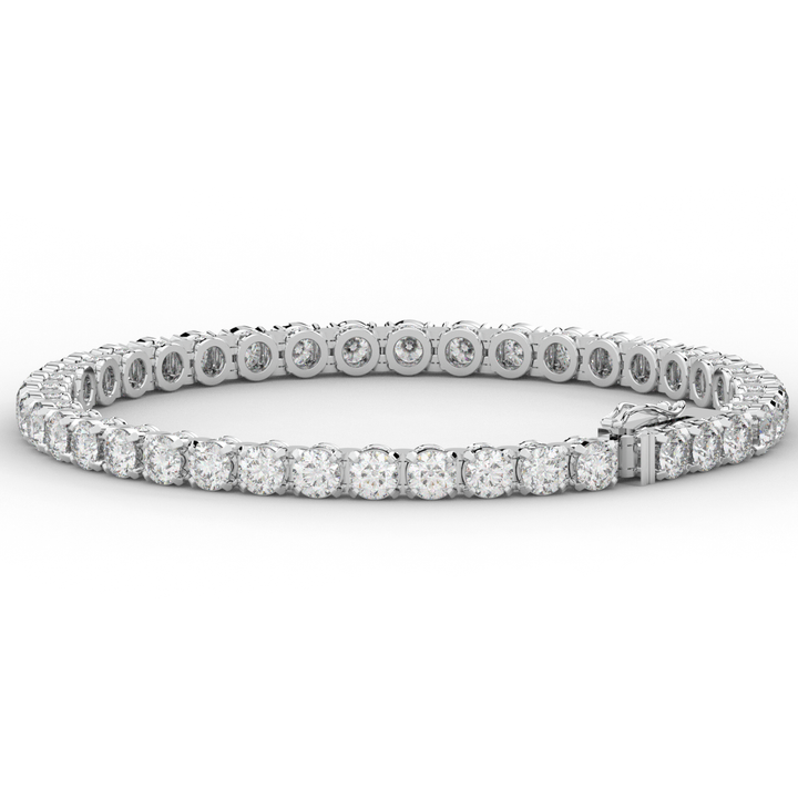 10.50CT.TW ROUND LAB DIAMOND TENNIS BRACELET - Nazarelle