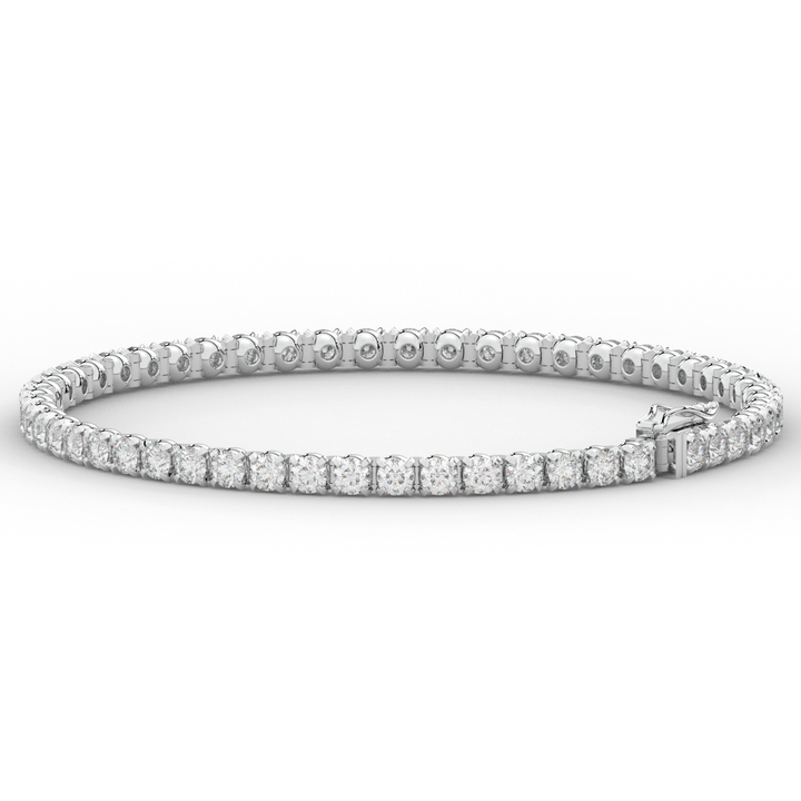 5.30CT.TW ROUND LAB DIAMOND TENNIS BRACELET - Nazarelle