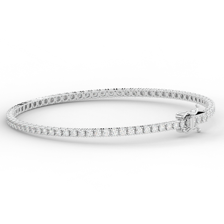 3.00CT.TW ROUND LAB DIAMOND TENNIS BRACELET