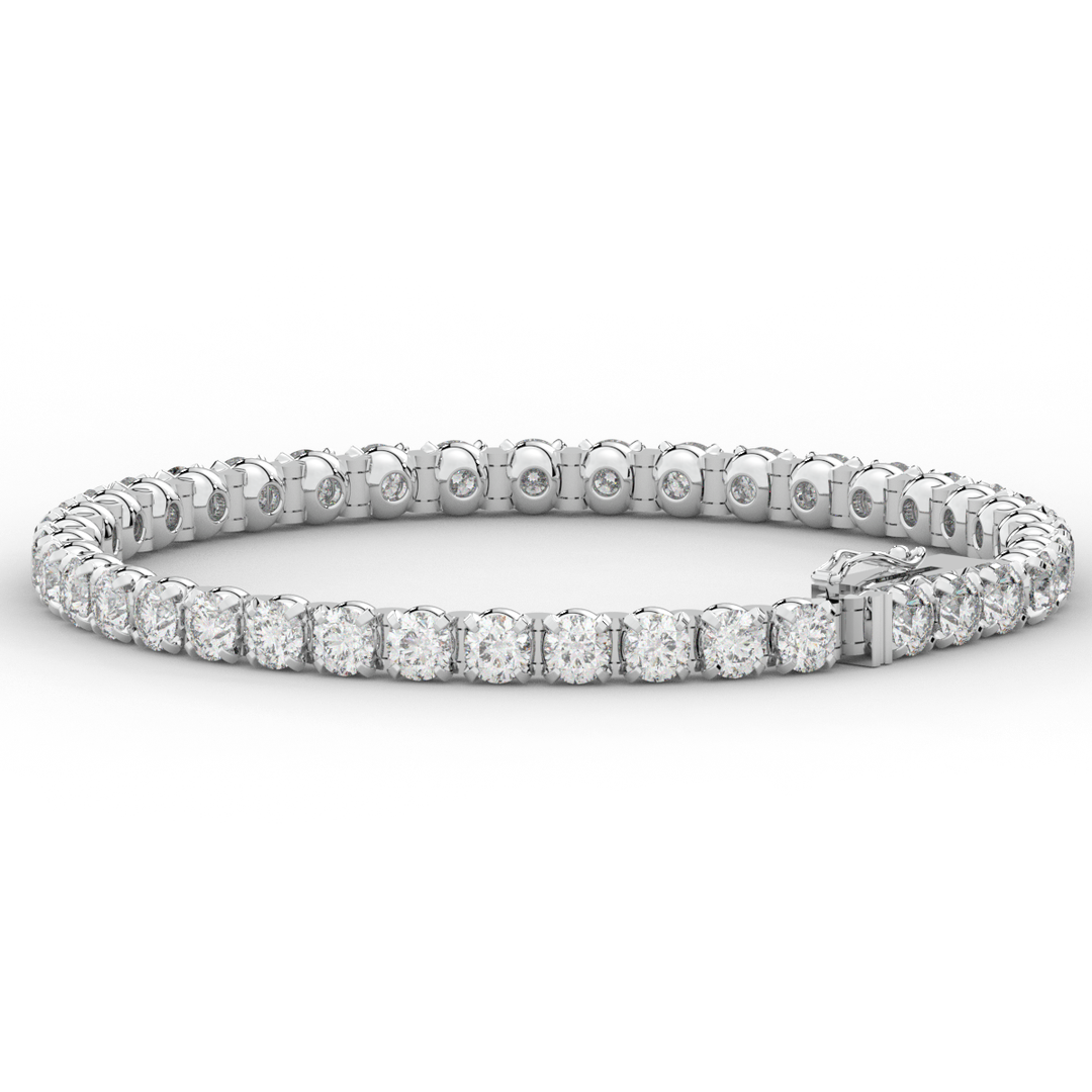 10.50CT.TW ROUND LAB DIAMOND TENNIS BRACELET - Nazarelle