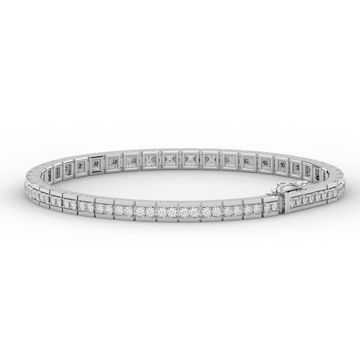 1.90CT.TW ROUND LAB DIAMOND TENNIS BRACELET - Nazarelle