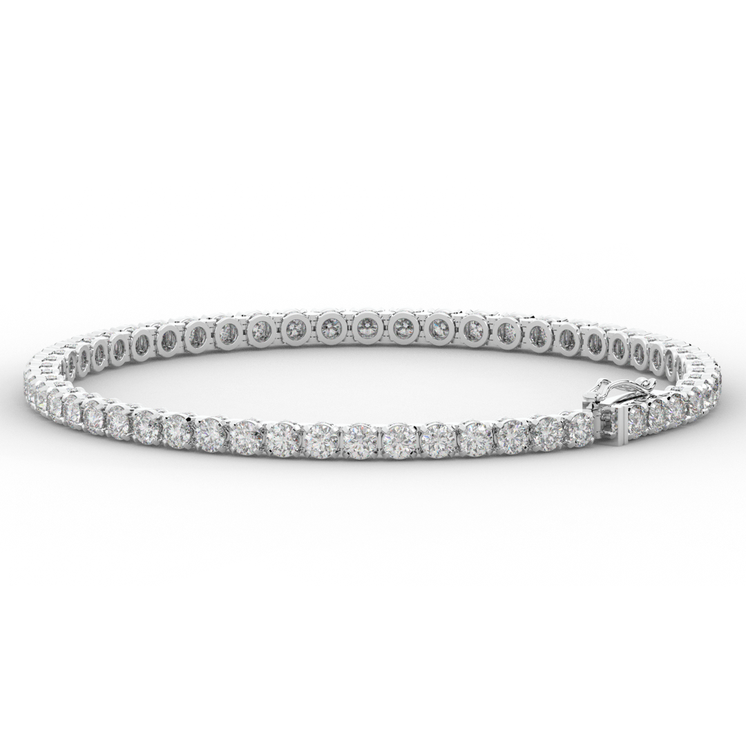 5.75CT.TW ROUND LAB DIAMOND TENNIS BRACELET - Nazarelle