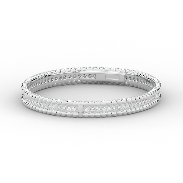 1.20CT.TW ROUND LAB DIAMOND ETERNITY BANGLE