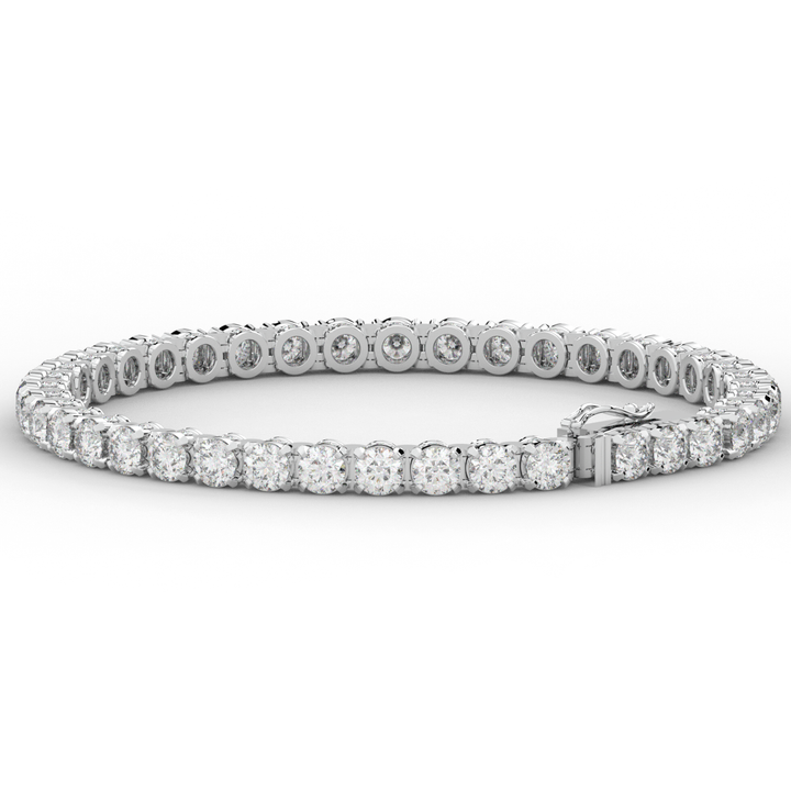 10.50CT.TW ROUND LAB DIAMOND TENNIS BRACELET - Nazarelle