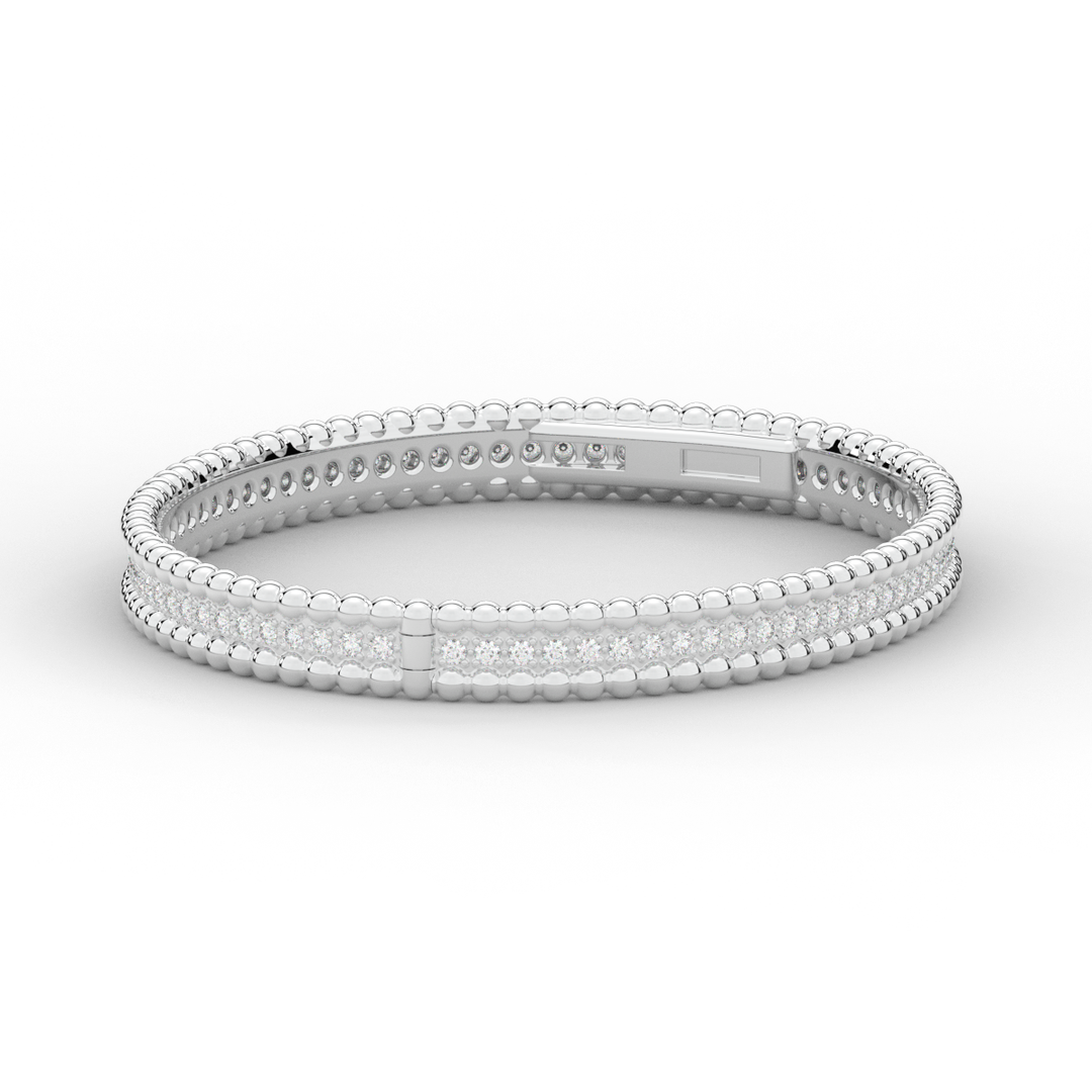 1.20CT.TW ROUND LAB DIAMOND ETERNITY BANGLE