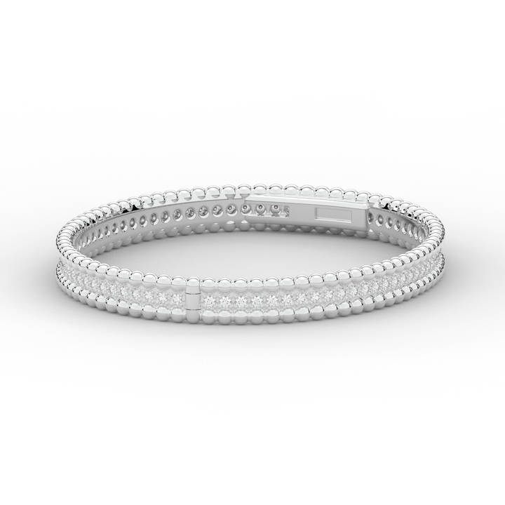 1.20CT.TW ROUND LAB DIAMOND ETERNITY BANGLE