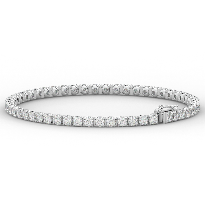 5.30CT.TW ROUND LAB DIAMOND TENNIS BRACELET - Nazarelle