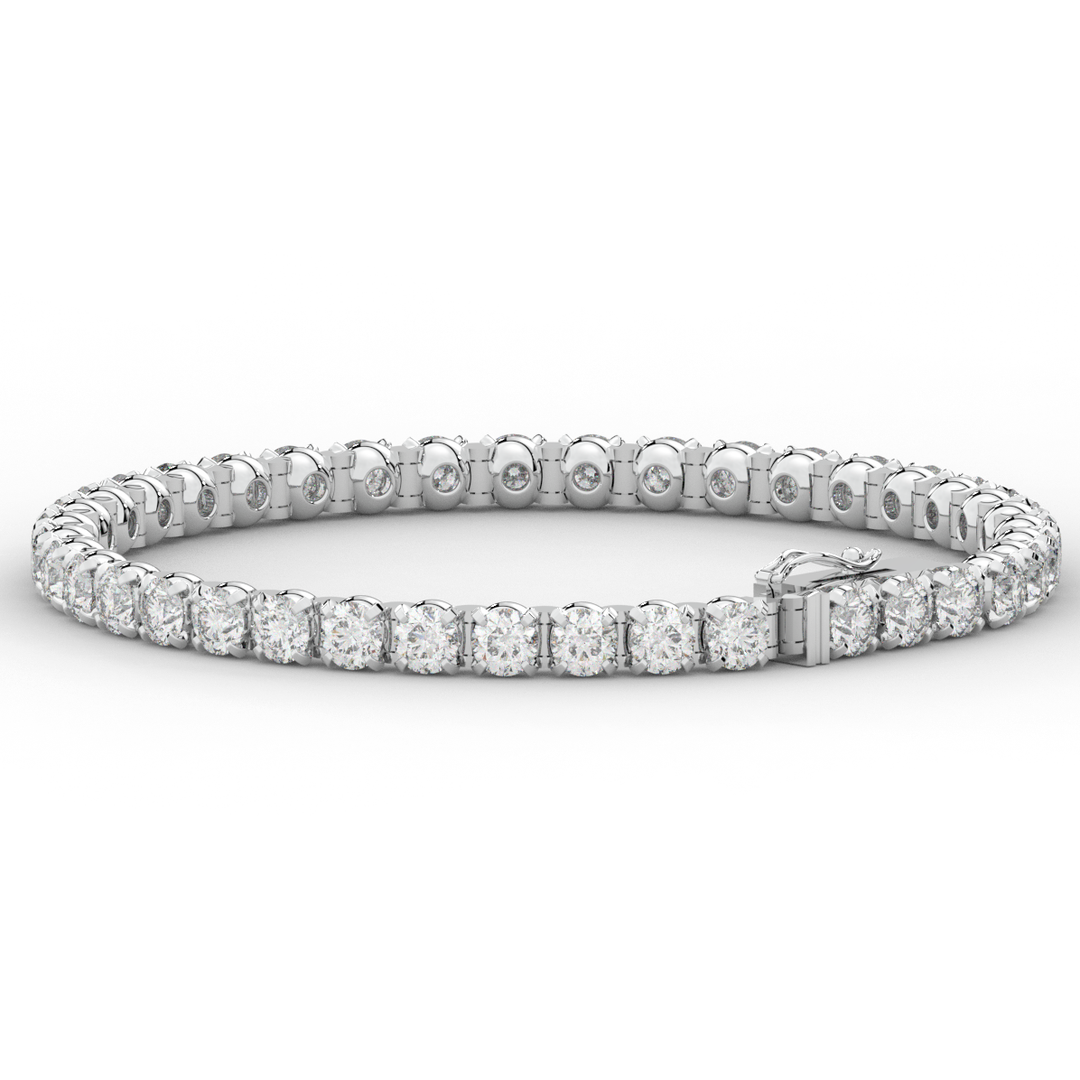 10.50CT.TW ROUND LAB DIAMOND TENNIS BRACELET - Nazarelle