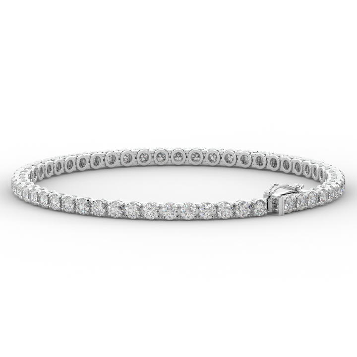 5.75CT.TW ROUND LAB DIAMOND TENNIS BRACELET - Nazarelle