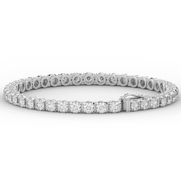 10.50CT.TW ROUND LAB DIAMOND TENNIS BRACELET - Nazarelle