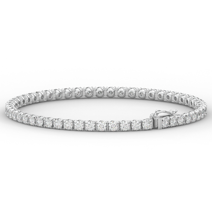 5.30CT.TW ROUND LAB DIAMOND TENNIS BRACELET - Nazarelle