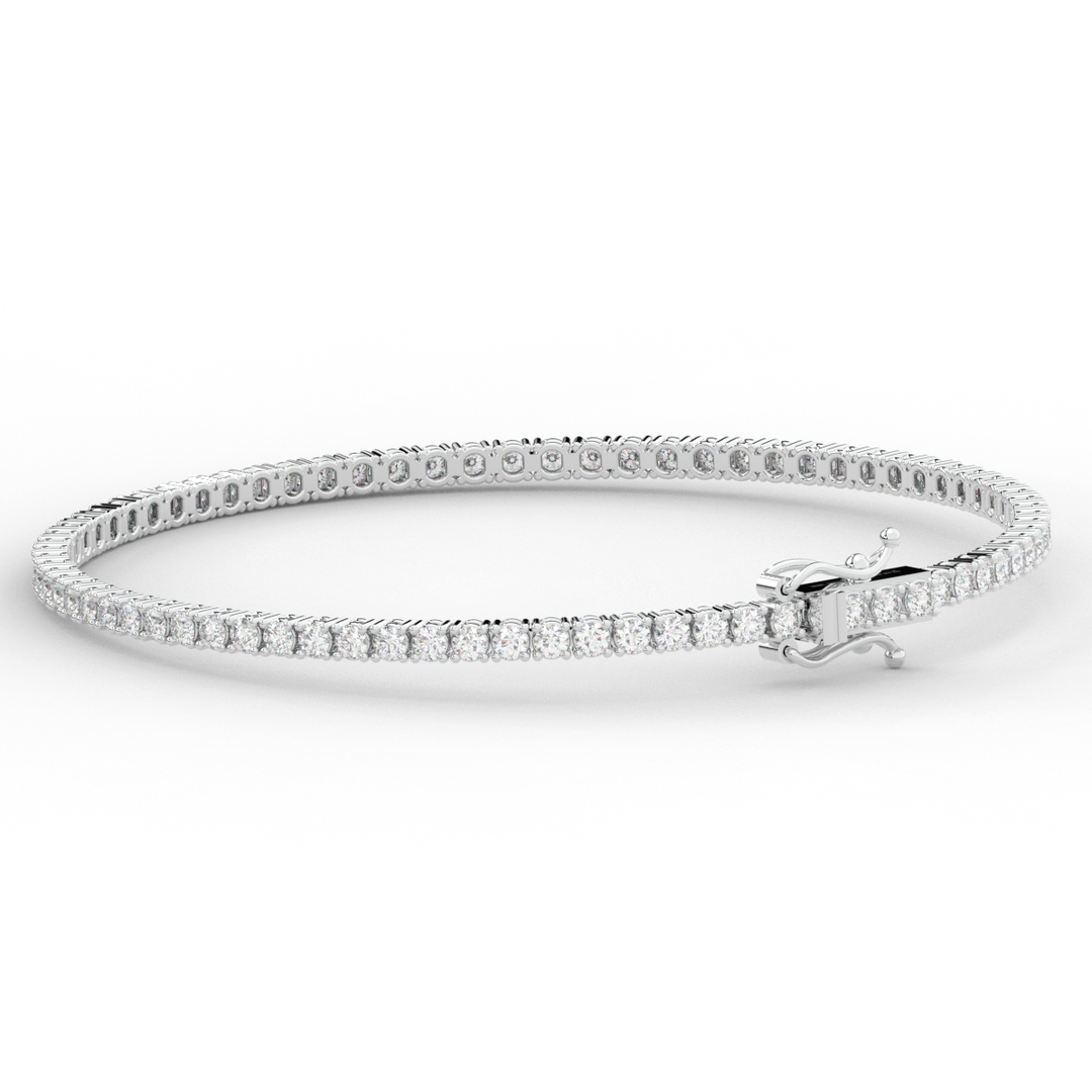 3.00CT.TW ROUND LAB DIAMOND TENNIS BRACELET