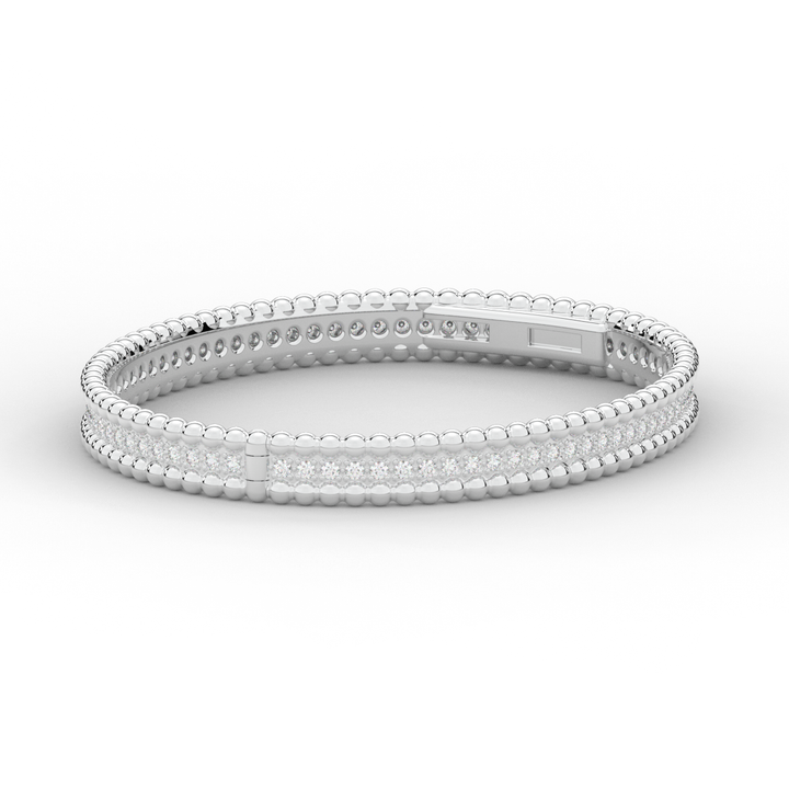 1.20CT.TW ROUND LAB DIAMOND ETERNITY BANGLE