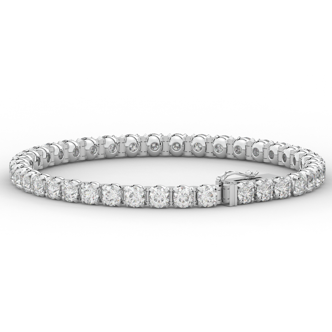 10.50CT.TW ROUND LAB DIAMOND TENNIS BRACELET - Nazarelle